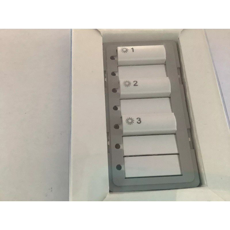Lutron NEW Lutron Keypad Button Kit SB-3BN-WH-NST Lighting Control