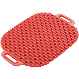 Risu Liberalista Sink Mat, Red, W 10.2 x D 15.0 x H 0.4 inches (26 x 38
