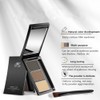 Eyebrow powder three-color brow disc waterproof eyebrow powder eyebrow makeup