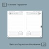POPRUN Calendar 2026 Daily Planner Hardcover 16 x 10.5 cm,