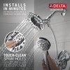 Delta 4-Setting In2ition 2-in-1 Dual Shower Head with HandHeld Spray,