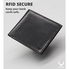 PELLE TORO Minimalist Slim Mens Wallet, Handmade Real Leather Card