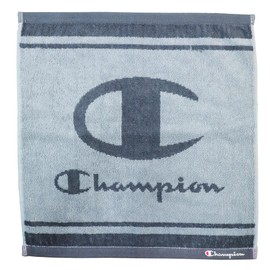 Champion 5065018900 Wash Towel, Approx. 13.4 x 14.2 inches (34 x 36 cm), Simple Line Logo, Gray