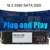 M.2 2280 SATA SSD 6Gb/s SATA III 3D TLC NAND