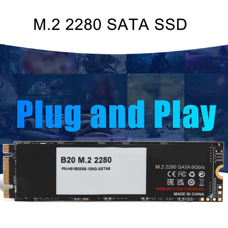 M.2 2280 SATA SSD 6Gb/s SATA III 3D TLC NAND