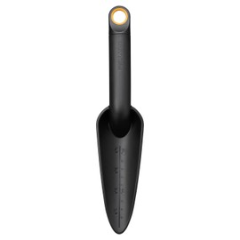 Fiskars Planting Trowel for Planting and Transplanting, Solid, Length: 28 cm, Black/Orange, FiberComp/High-Quality Steel, 1072101