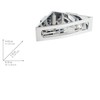 WENKO Turbo-Loc Bralia Corner Shelf Bathroom Shelf Fixing No Drilling