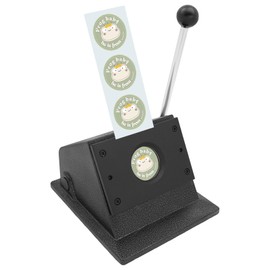 Manual ID Credit Card Corner Cutter, Table Top Passport Photo Cutter Business Card Die Round Corner Cutter for A4 Paper, Photo Paper ≤ 0.076mm Thickness, D1.9" Circles