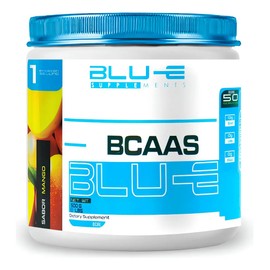 Bcaas Aminoácidos Sabores Blu-e 500 Gr 50 Serv Dp Sabor Mango
