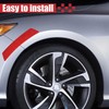 2PCS Car Reflective Trim Side Marker Stickers, Anti-Collision Wheel Eyebrow