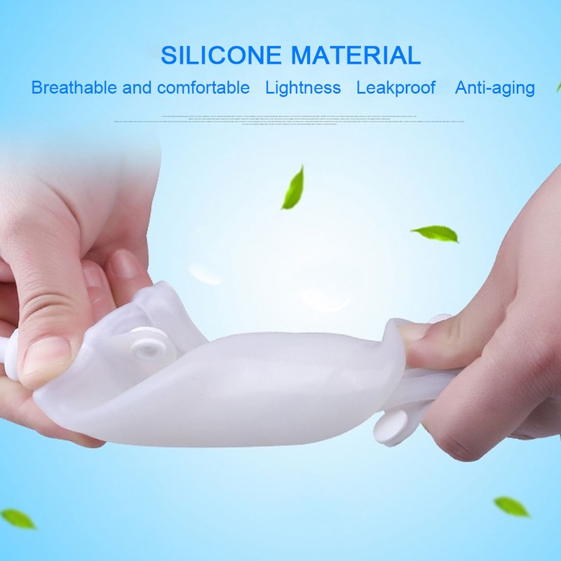 Men Women Silicone Breathable Urine Collector Incontinence Urination Device with