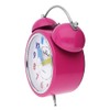 MPM Quality Design Alarm Clock, Pink/Colourful Numbers, Loud Alarm, Colourful
