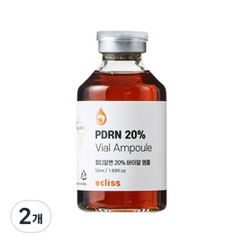 Eclis PDRN 20% Vial MTS Salmon Skin Booster Ampoule, 50ml, 2 pcs / 에클리스 PDRN 20% 바이알 MTS 연어 스킨부스터 앰플, 50ml, 2개