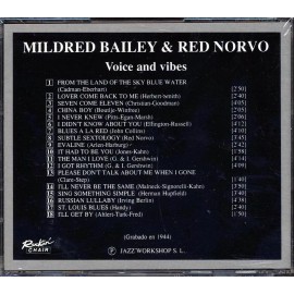 Mildred Bailey & Red Norvo - Voice and Vibes [New CD]