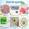 8 Pcs DIY Diamond Art Coasters with Holder, Colourful Fruit