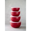KitchenAid Plastic Prep Bowls for Kitchen Storage & Organisation, Set