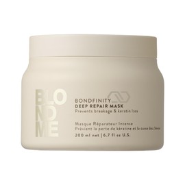 Schwarzkopf Professional BLONDME Bondfinity Deep Repair Mask Hair Treatment Strengthening Creating Bonds Smoothing And Protecting Porous Hair Hydrating And Softening 200 ml