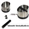 REGODI Coffee Knock Box, 660ml Stainless Steel Shock-Absorbent Durable Barista