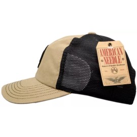 American Needle Boston Bruins Snapback Trucker Mesh Stitched Logo Sierra