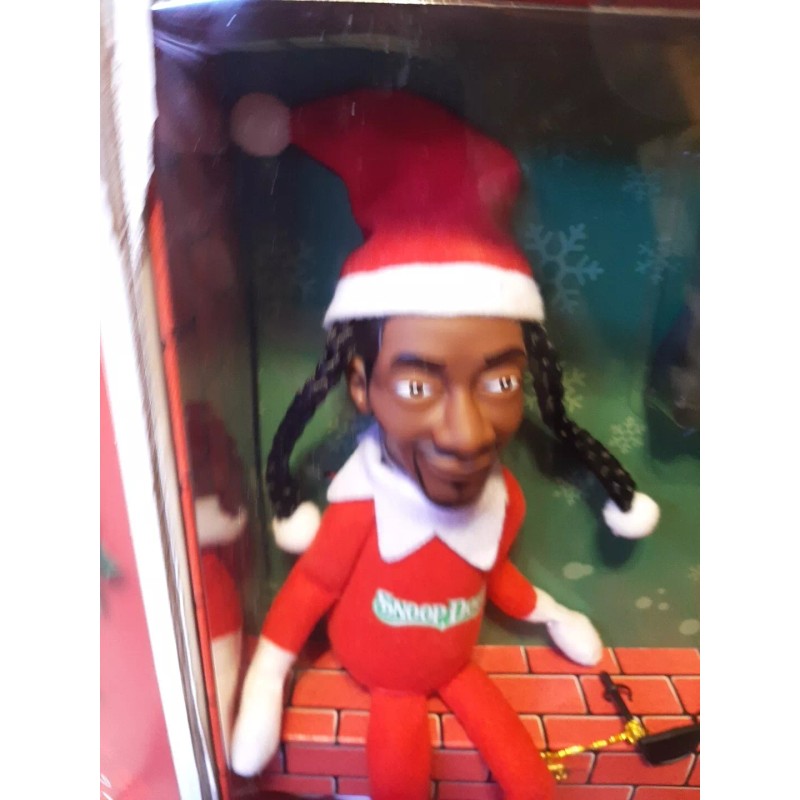 Snoop on the Stoop 12” Snoop Dogg Christmas Red Plush