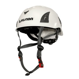 Fusion Climb Meka II Climbing Bungee Zipline Mountain Construction Safety Protection Helmet White