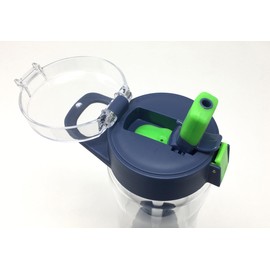 Tritan Hard Plastic Water Bottle - Filters 150 Gallons with Included Replaceable Filter. For Travel, Hiking, Biking, Emergency Survival.