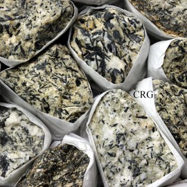 Epidote Rough Medium Flat (1 Flat) Size 1 to 2 Inches Bulk Wholesale Lot Crystal