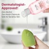 Norate Limpiador de brochas de maquillaje, solución limpiadora para brochas