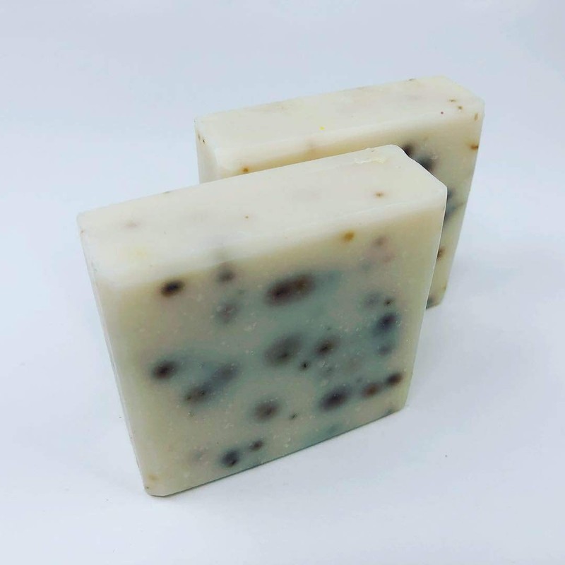 Natural Handmade light peppermint scented cold process soap 5 oz