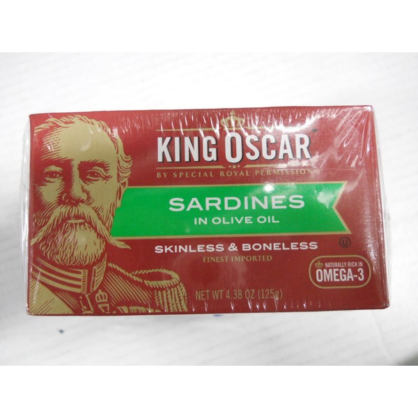King Oscar Skinless and Boneless Sardines 5 packs 4.38oz each
