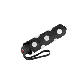 reisenthel Umbrella Pocket Classic - Compact Pocket Umbrella Made from Recycled PET Bottles - With Ergonomic Handle Design, Dots White, UMBRELLA