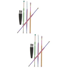 Baluue Sets Ear Cleaning Kit Earwax Removal Tool Scoop Picker Gentle Cleaning for Adults