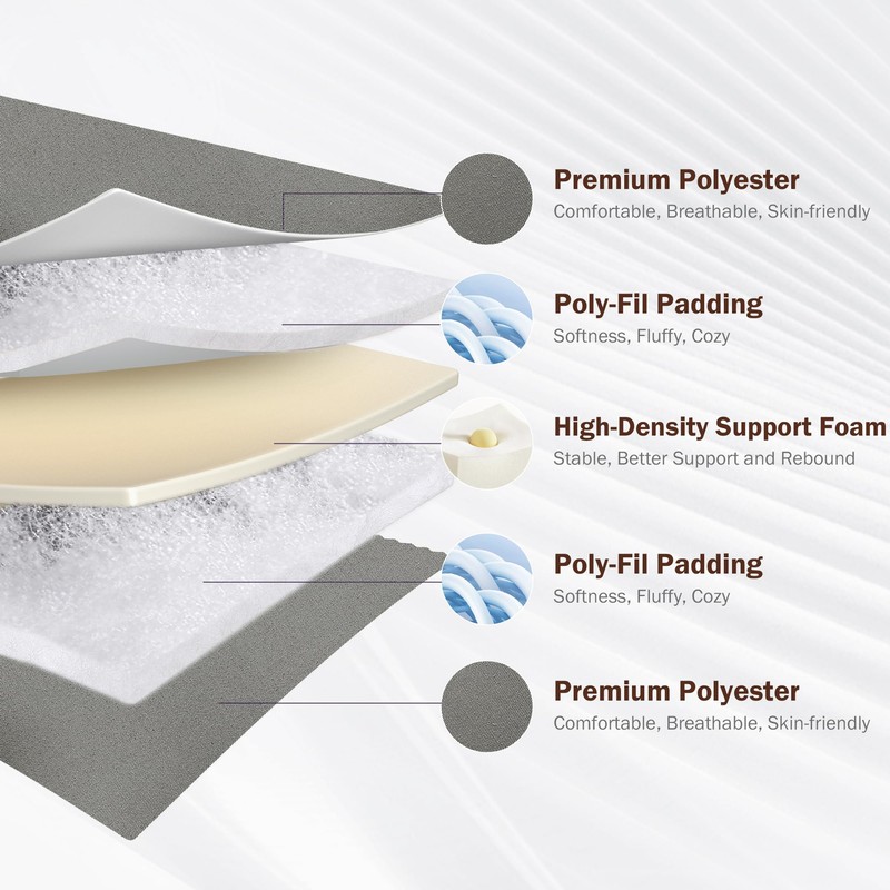 VIPBED Japanese Floor Futon Mattress Twin Size, 4" Thicken Foldable