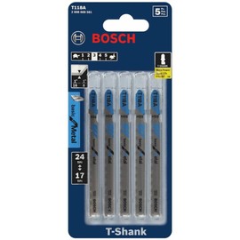 SEPTLS114T118A - Bosch Tool Corporation Bosch Power Tools HSS Jigsaw Blades - T118A