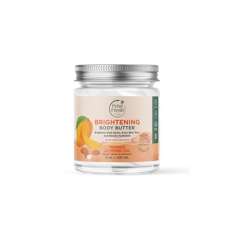Petal Fresh Pure Brightening Body Butter Mango + Almond Oil