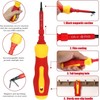 CANOPUS Upgraded Insulated Magnetic Screwdriver Set, 14 in 1 Magnetic