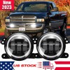 AQJ 4inch Round 60W LED Fog Lights Front Bumper For
