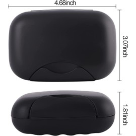 Waterproof Soap Case Holder Soap Dishes, 1Pc Portable Soap Container Case Box Holder,Travel Soap Box Soap Bar Holder Dish Container Case,Travel Soap Container Bar Soap Holder with Lid,Travel Soap Dish