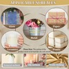 WANDIC 3 Sheets Gilding Rub On Transfer Stickers, Gold Foil