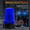 X-STYLE Warning Light, Blue, 12V, 24V, Flashing, 15W, 30LED, Emergency