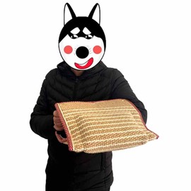 Dog Bite Pillow - Jute Wedge Tug Toy Training Sleeves Safe Biting Pad with 3 Comfortable & Strong Handles for K9 Schutzhund Work Dog Young Dogs Puppy Playing Training