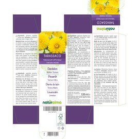 Dandelion (Taraxacum officinale) Roots and Leaves Alcohol-Free Mother Tincture Naturalma | Liquid Extract Drops 120 ml | Food Supplement | Vegan