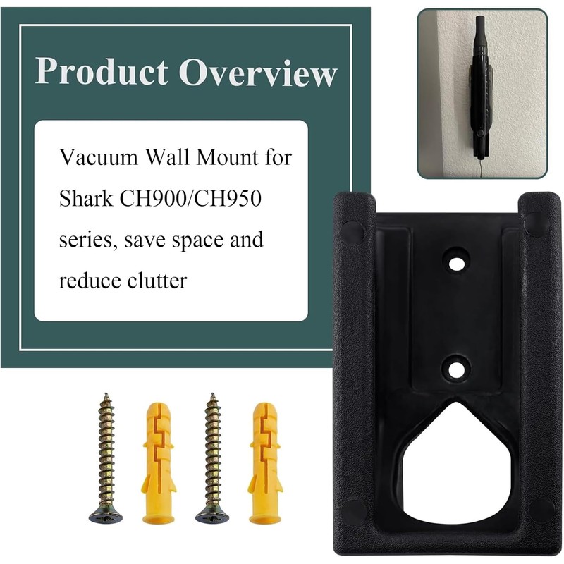 1 soporte para aspiradora de pared para Shark Handheld CH900/CH950