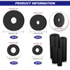 100pcs Rubber Tap Washers for Plumbing, 4 Sizes O Rings