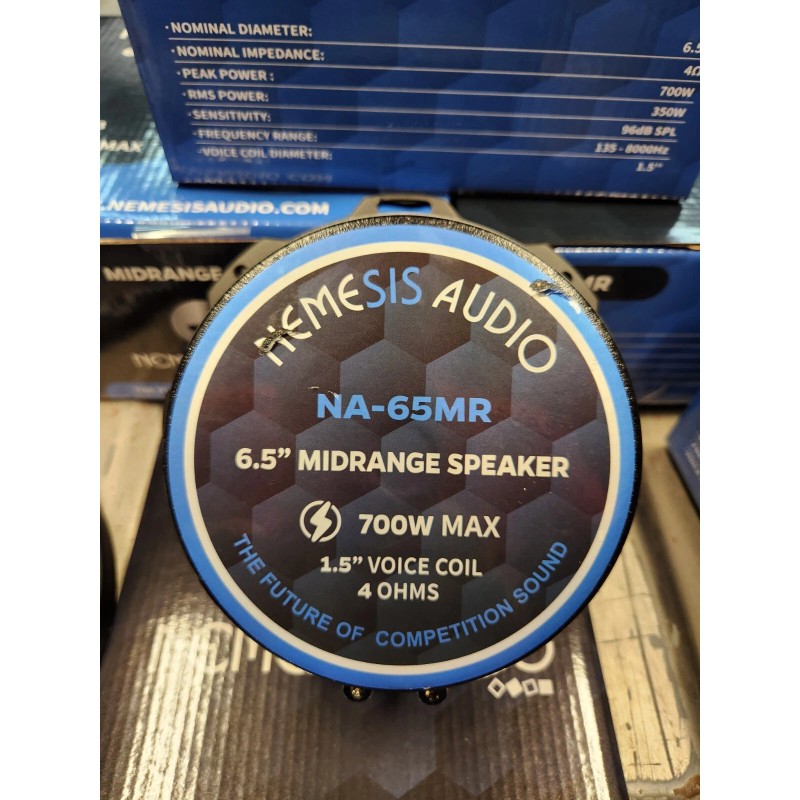 Nemesis Audio NA-65MR 6.5" 350 Watts RMS 4 ohm Car