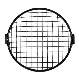 16 cm / 6.3 "de Diámetro de Rejilla Protector de Cubierta de Faro Malla Metálica Parrilla Faro Protector Funda para Motocicleta Color Negro