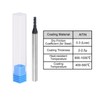 sourcing map Square Nose End Mill, 2mm Tip Dia Solid