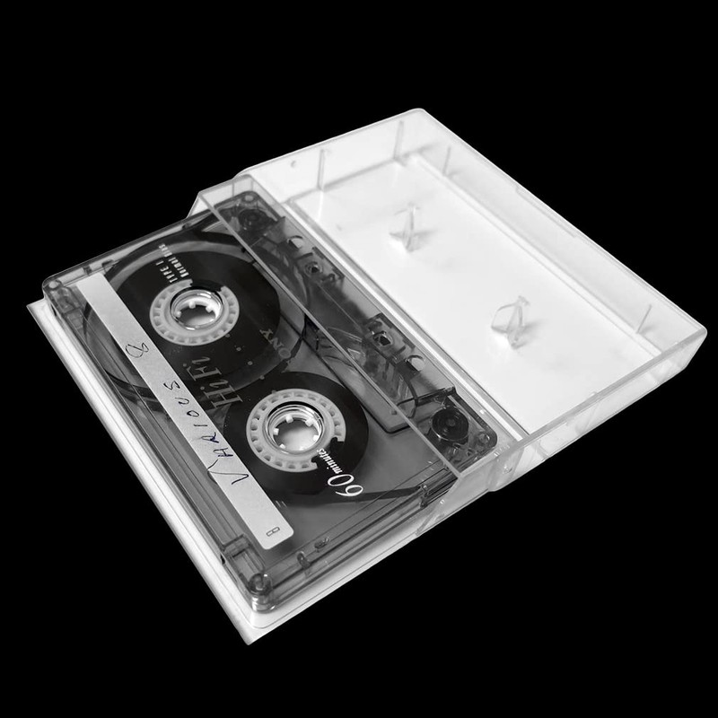 Evelots 50 Pack Cassette Tape Cases-Clear Plastic Storage-Audio-No Scratch/Dirt