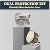 Stainless Steel 304 Smart Meter Cover and Fabric WiFi Blocker