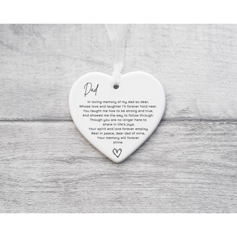 Dad Memorial Gift, Dad Memorial Plaque, Remembrance Decoration, In Loving